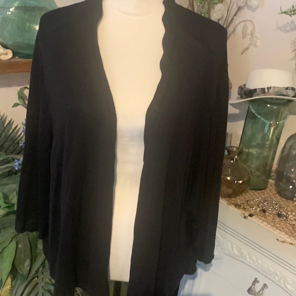 Catherines cardigan Size 4X black